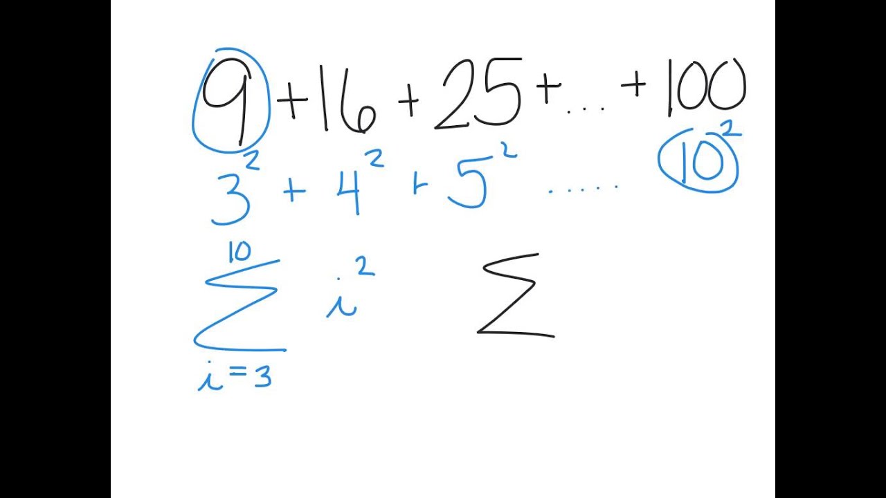 summation notation common core algebra 2 homework answers