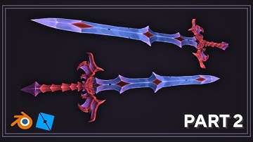 Stylized Sword Tutorial for Roblox | Part 2: Painting