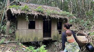 1258. From Survival to a Home – A Single Mother Restores a Forgotten Wooden House in the Forest