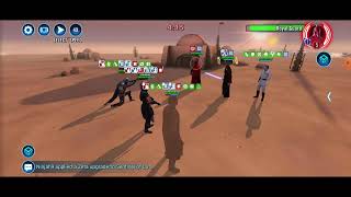 [3v3] Fennec/Greef/Mando (Accuracy up) vs. LV/RG/Thrawn (Evasion up): misplay but 55 banners