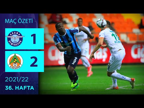 ÖZET: Adana Demirspor 1-2 Alanyaspor | 36. Hafta - 2021/22