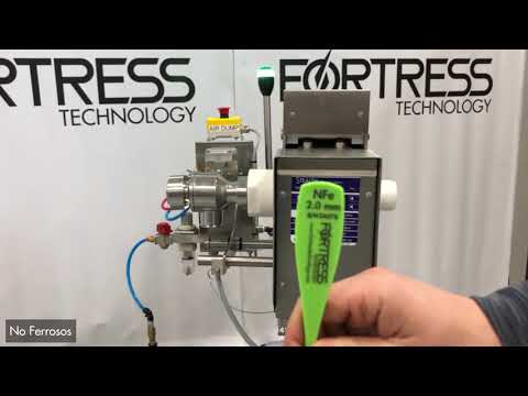 Detector de metales de tubería para embutidos