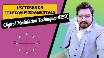Digital Modulation Technique (8-PSK) LEC 4 | Digital communication Tutorial | What is Modulation