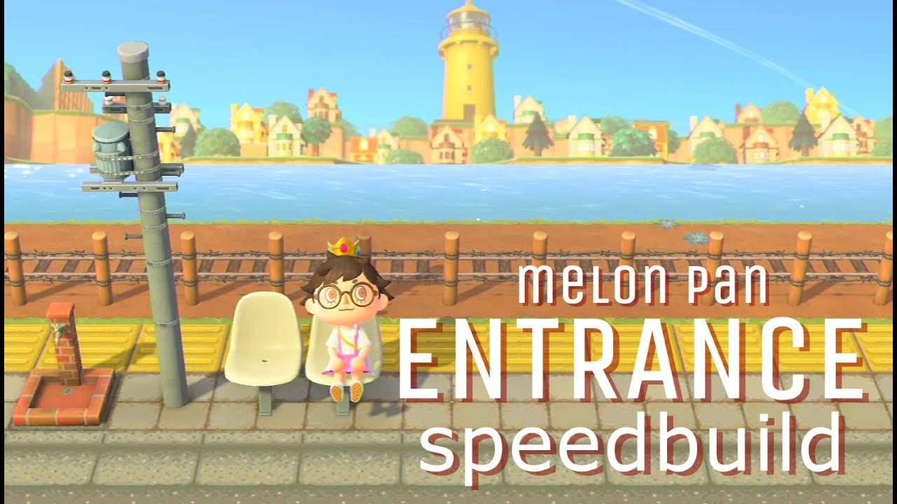 [ACNH] TRAIN STATION speedbuild urban/rural Japan island entrance