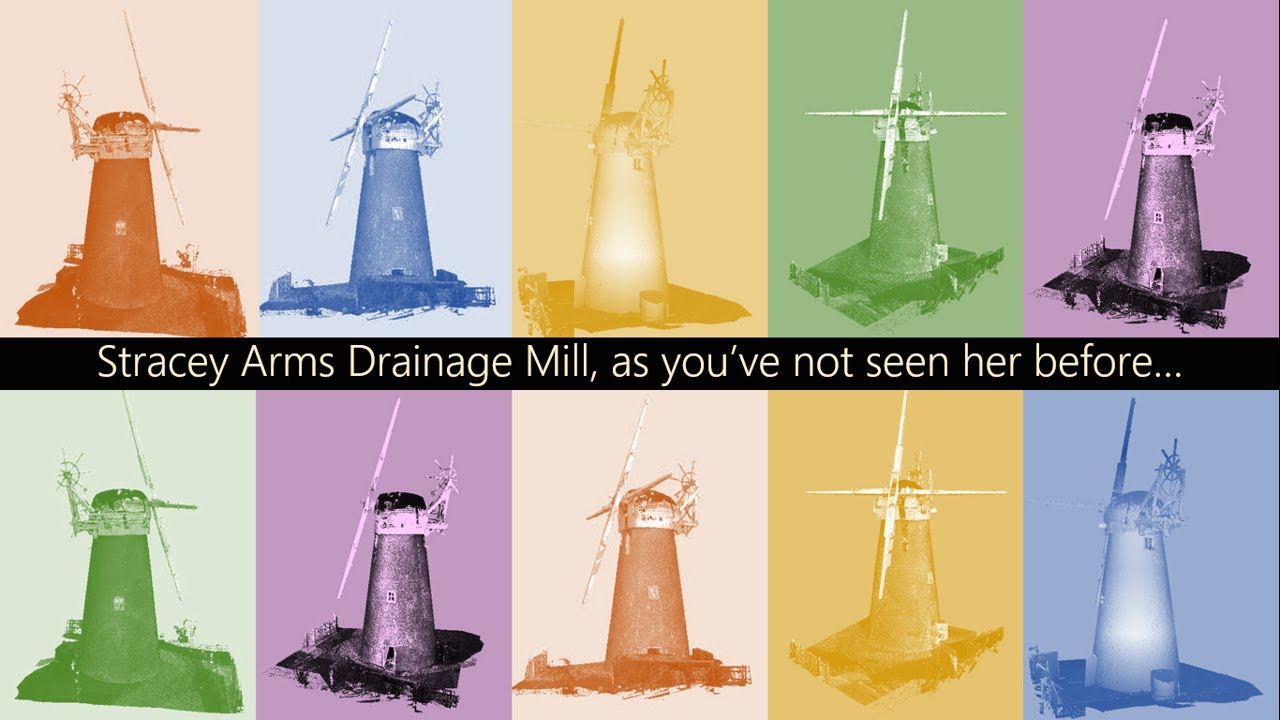 Stracey Arms Drainage Mill, as you've not seen her before...