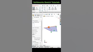 Working with Solidworks sketch relations@cadingal #solidworkstutorial
