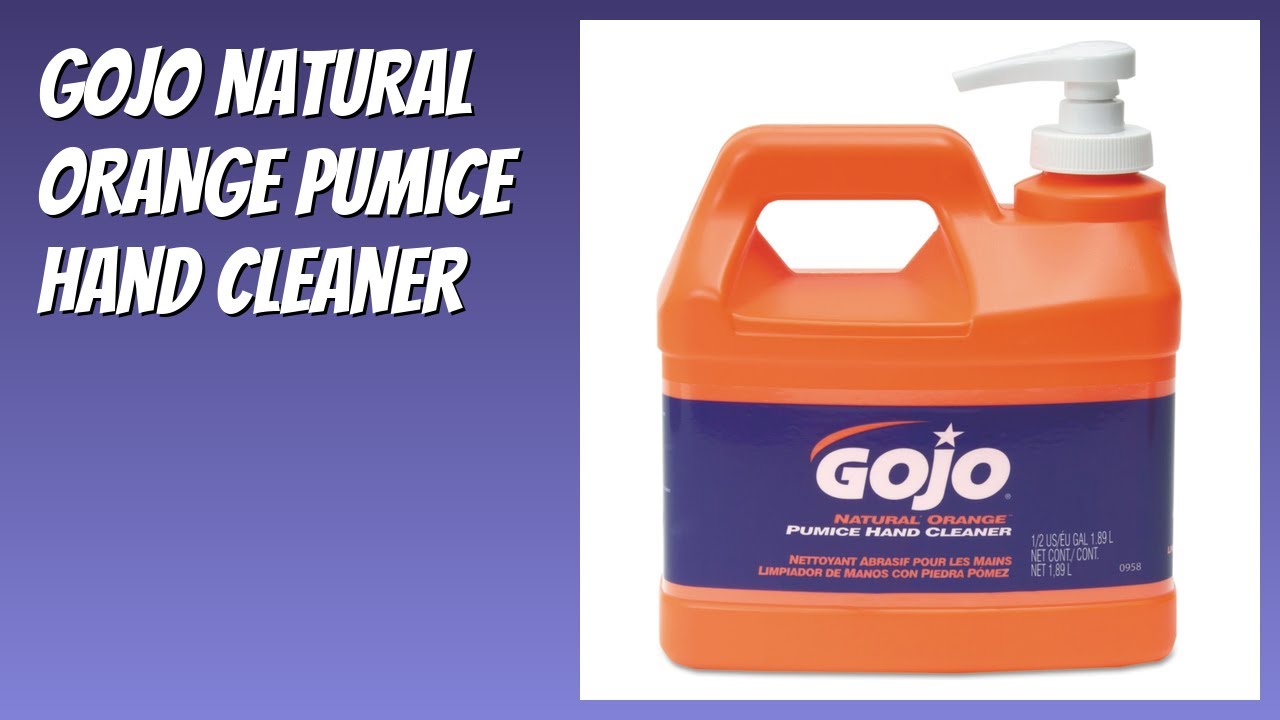 REVIEW (2026): GOJO NATURAL ORANGE Pumice Hand Cleaner. Features