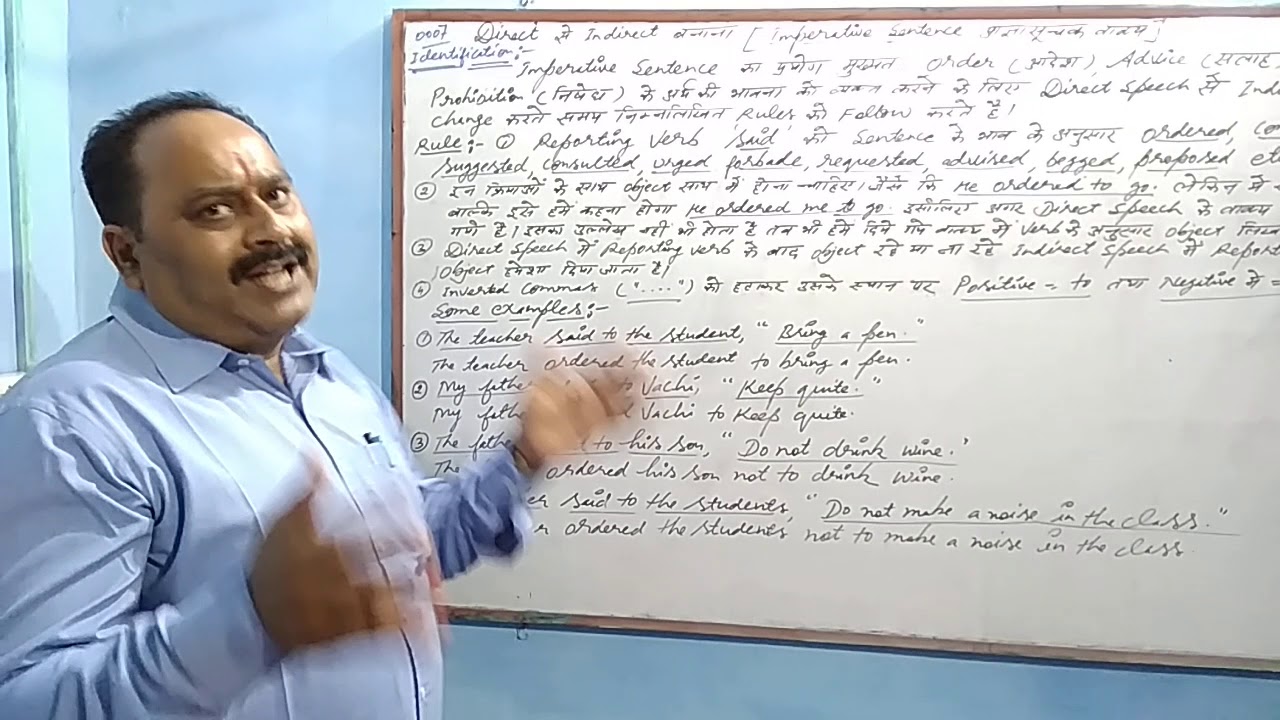 Direct Indirect Imperative 7 YouTube