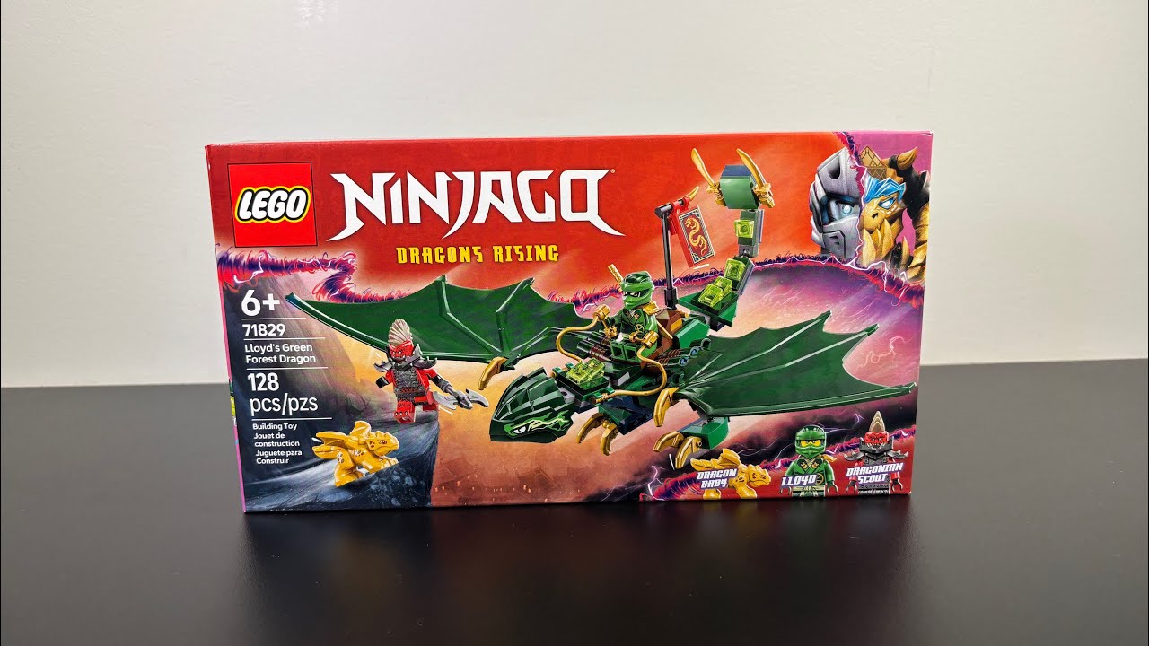 Lego Ninjago Lloyd's Green Forest Dragon Review!!! Lego Ninjago