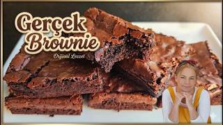 %💯Garantili Gerçek Brownie Tarifi Yoğun, Nemli, Kusursuz Brownie