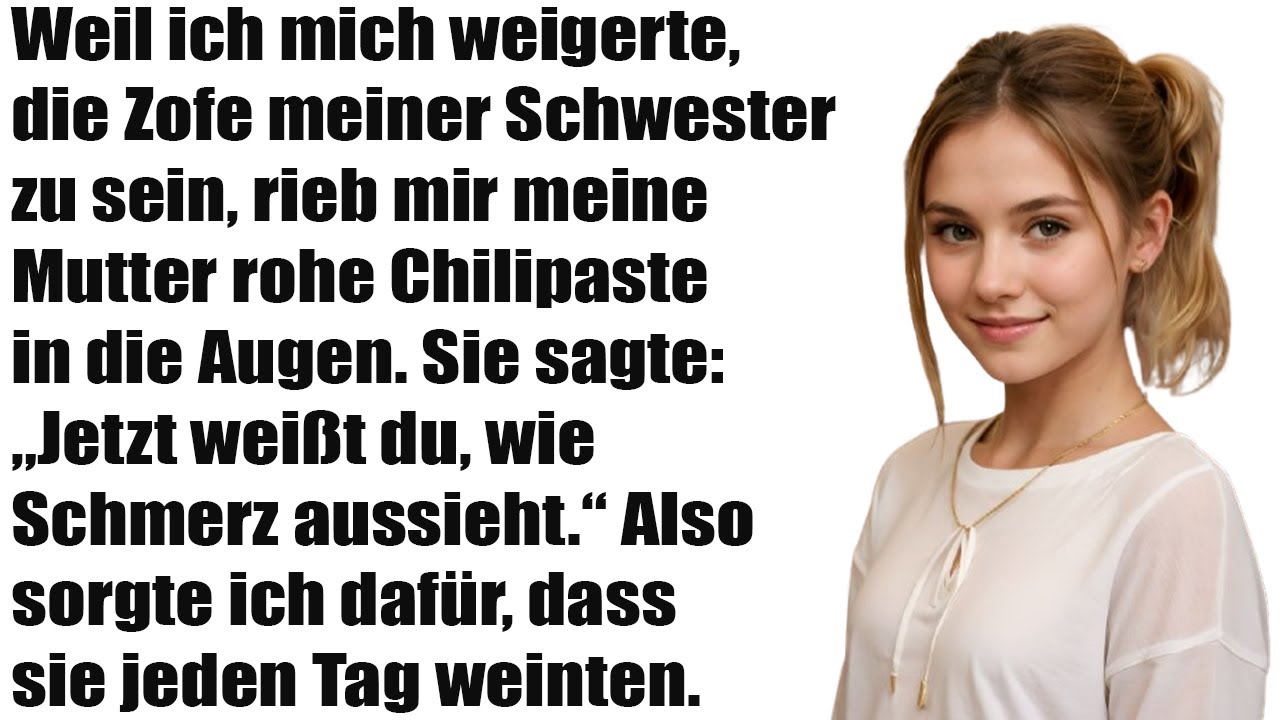 „Mama rieb mir Chili in die Augen, weil ich nicht die Dienerin meiner Schwester sein wollte“