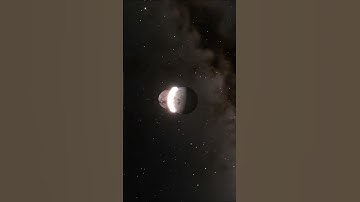 Pluto Smashes Into the Moon at 40 km/s (SpaceSim)