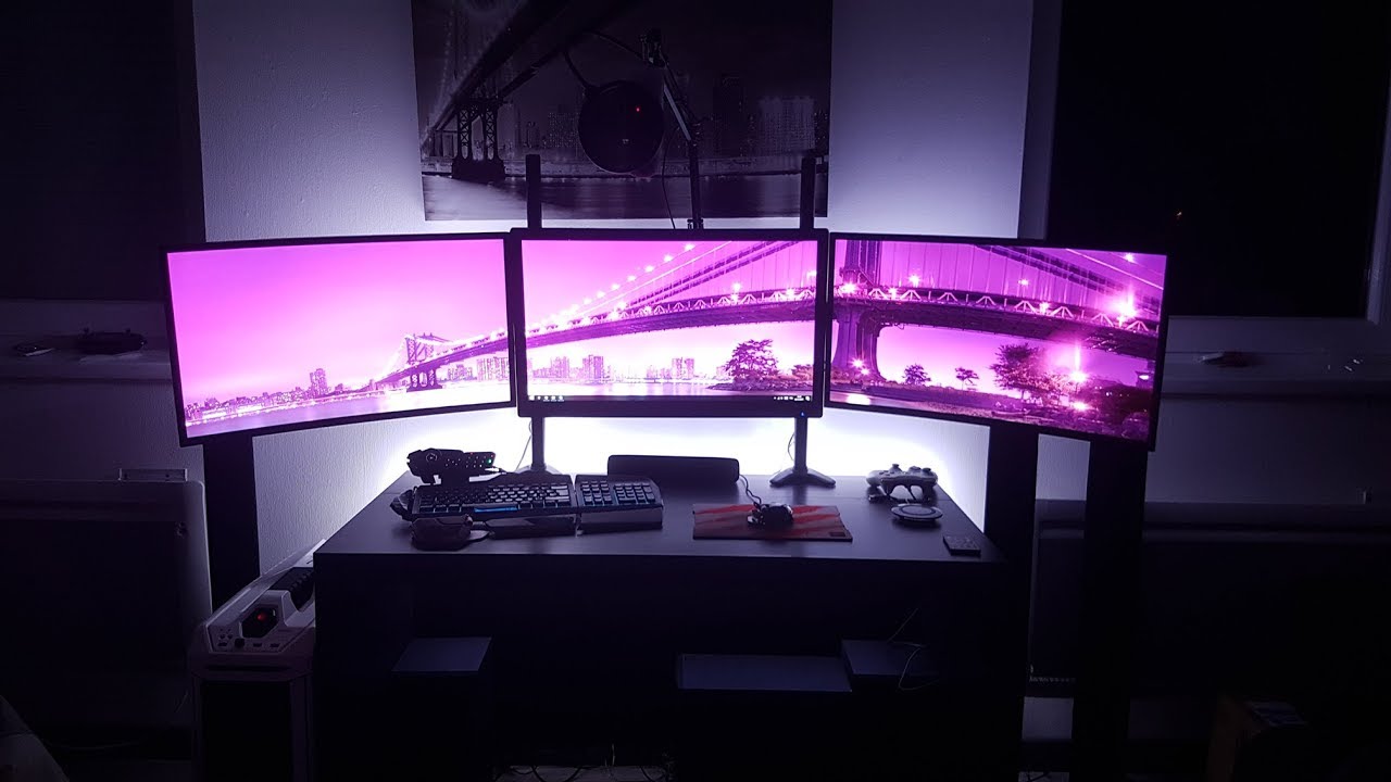 JE MONTE MON SETUP TRIPLE SCREEN - HFTEK 