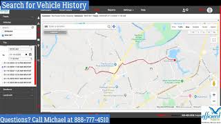 How To Search For Vehicle History In Hd Fleet