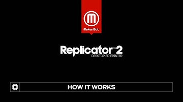 The MakerBot Replicator 2 - How It Works