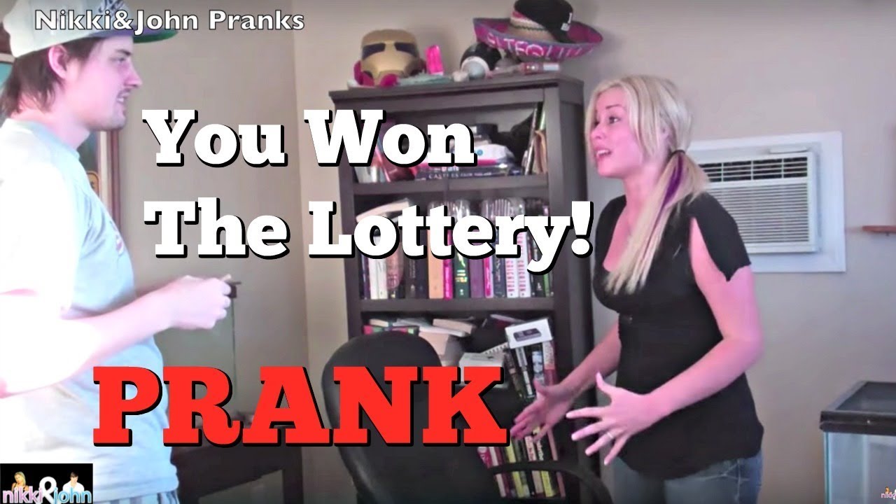 You won the lottery prank