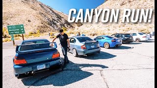 First Canyon Run in the Built STI!