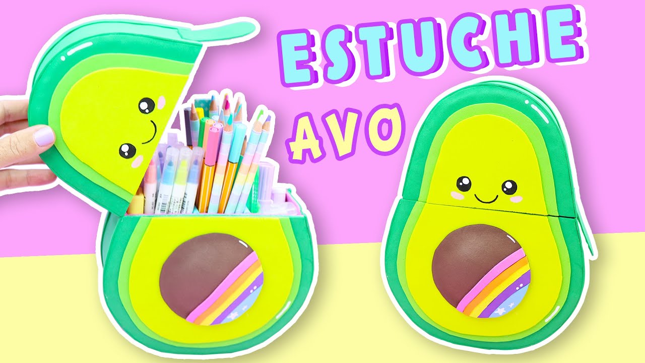 escolta Convocar Pacífico ESTUCHE o LAPICERA AVO Aguacatín - Ideas Regreso a Clases| Manualidades  aPasos - YouTube