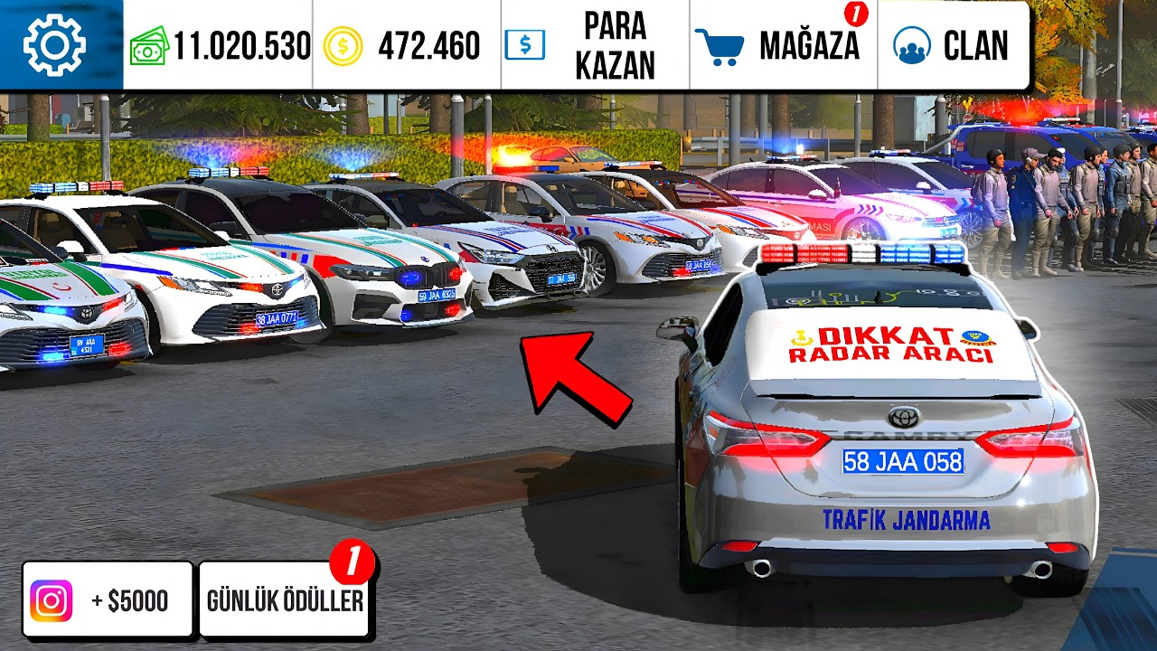 JANDARMA KLANI İNCELEDİM😱 ! | Car Parking Multiplayer