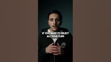 HOW TO SELECT ALL YOUR CLIPS IN ONE CLICK IN PREMIERE PRO