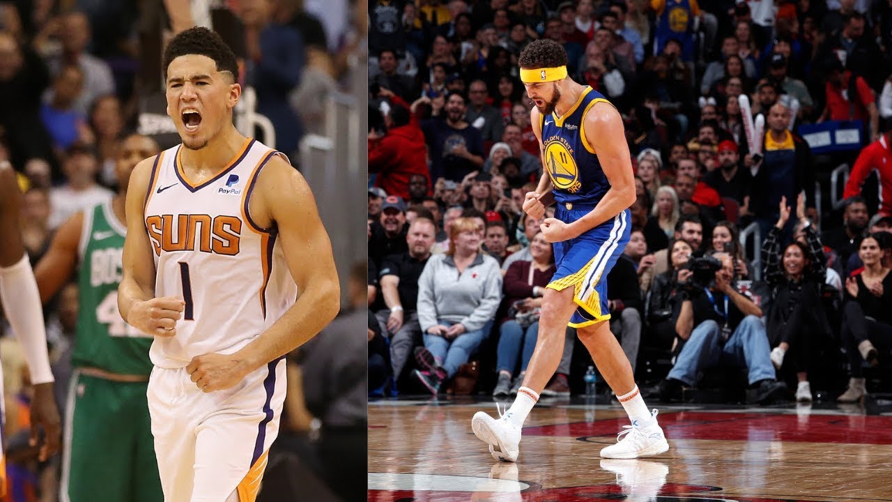 Devin Booker and Klay Thompson 3-Point Shooting Clinic