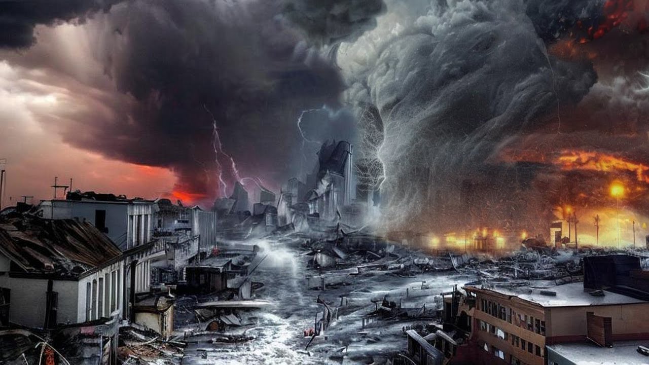 Chaos in USA now! Massive tornadoes as severe storms wreak havoc across ...