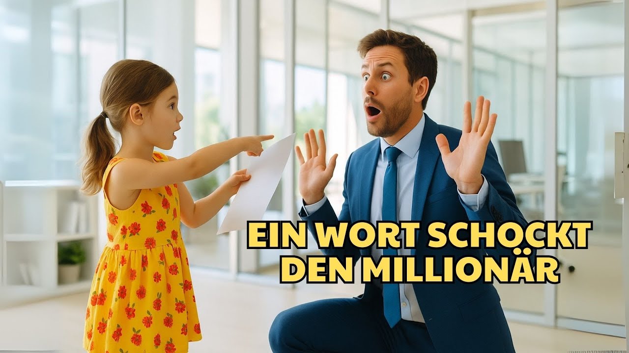 Niemand antwortete dem Millionär, bis ein armes Mädchen ihn mit nur einem Wort verstummen ließ.