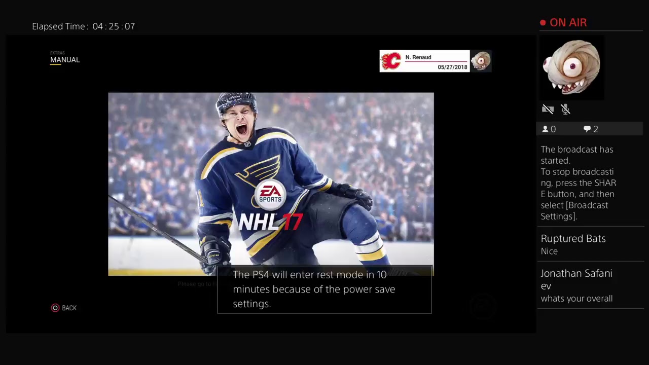 Live NHL 17 stanley cup finals with my pro