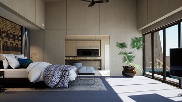 Real-time raytracing using UE4