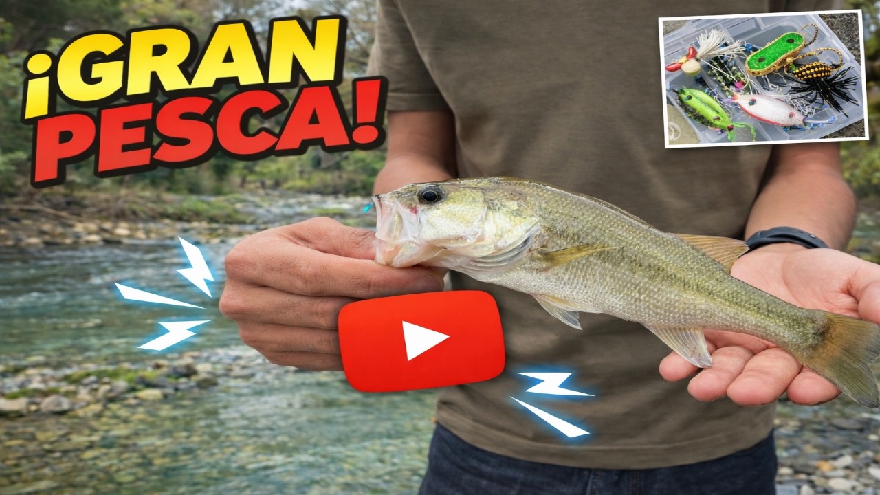 Pescando lobinas en Nuevo León 
