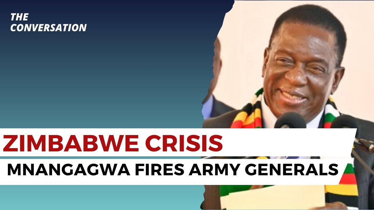 Zimbabwe Crisis: President Mnangagwa Fires Top Army Chiefs as Coup Fears Grow