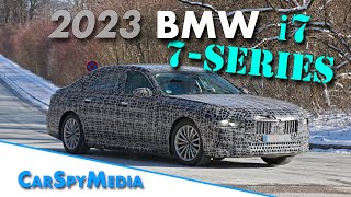 2023 BMW 7 Series and BMW i7 spied testing on the public road