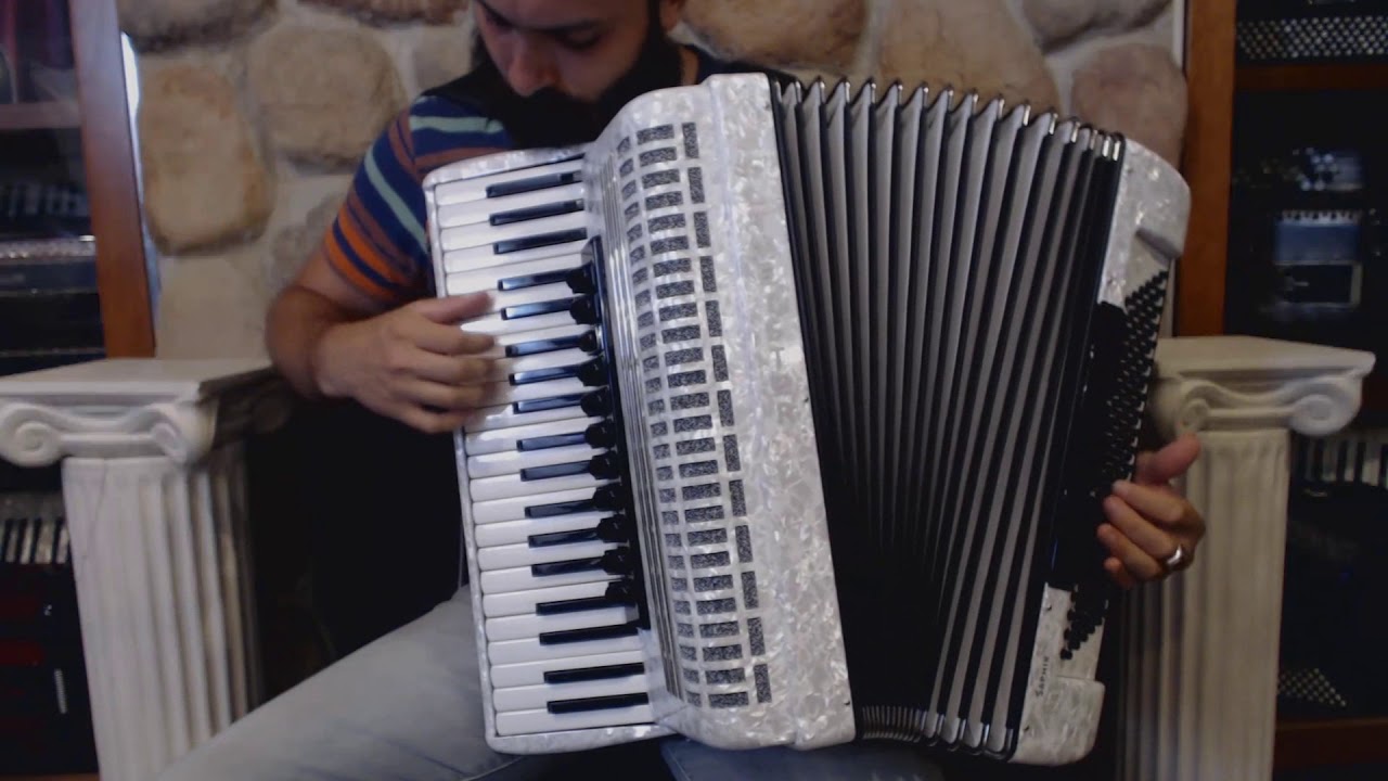 WELTSAPIVH120WH - White Weltmeister Saphir Piano Accordion LMMH 41 120 $3999