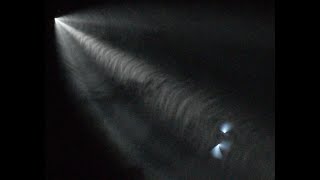 SpaceX Fairing Separation - 6-23-2024 Vandenberg rocket launch Falcon 9 Jets fire on fairings