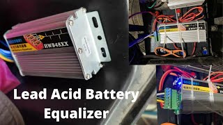 Lead Acid Battery Equalizer In Real User Scenario