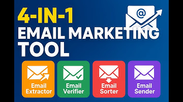 4-in-1 Email Marketing Tool: Email Extractor, Email Verifier, Email Sorter & Email Sender