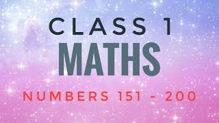 Class 1   Maths Numbers 151   200