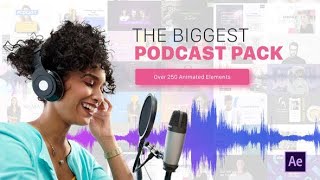 Podcast Audio Visualization (After Effects Template) screenshot 3