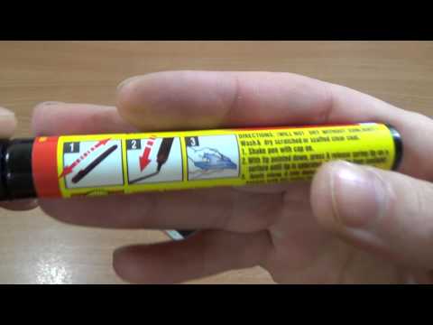 Тест карандаша для удаления царапин Fix it Pro
