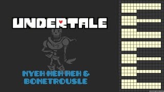 Undertale - Nyeh Heh Heh & Bonetrousle [Piano Cover]