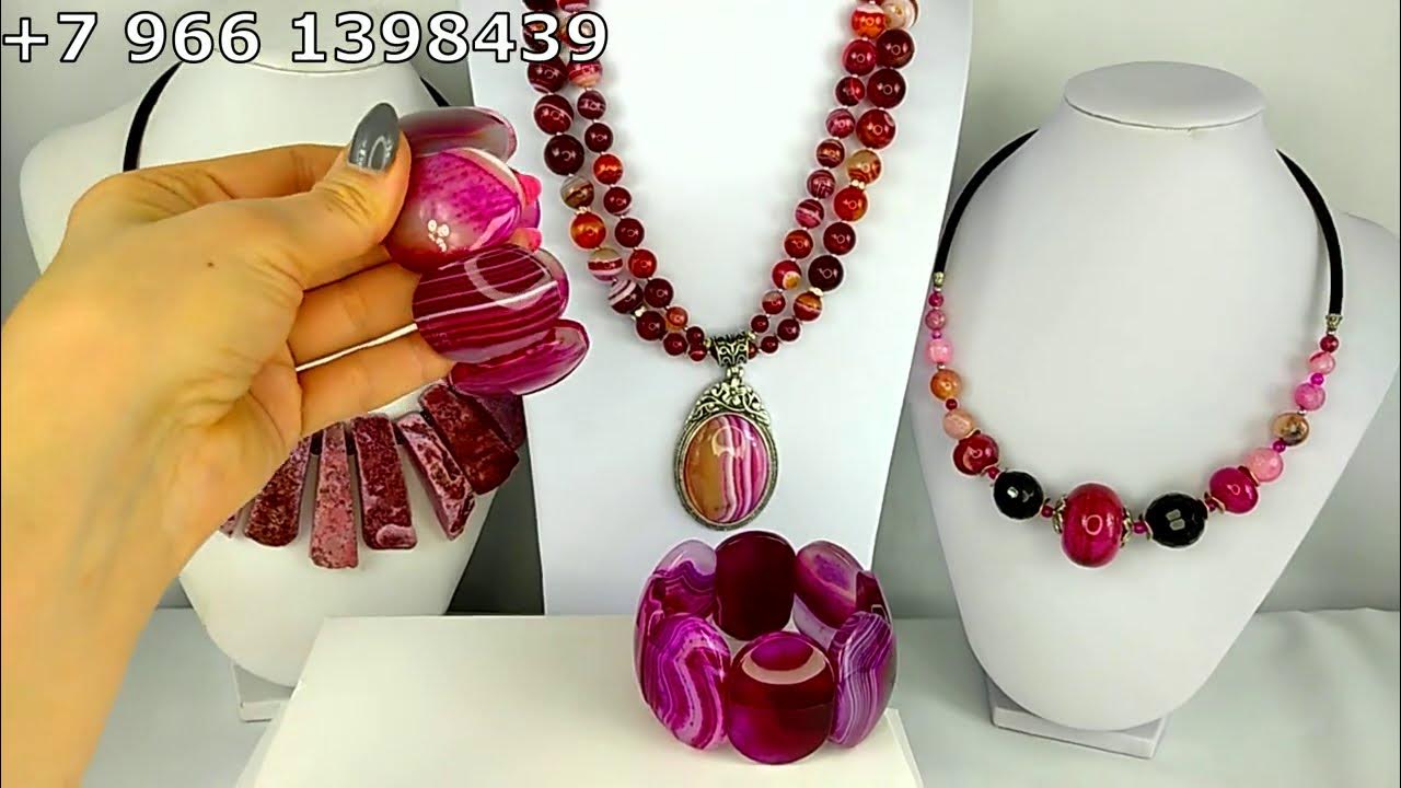Агат украшения из натуральных камней ВЕСНА 2021 - YouTube