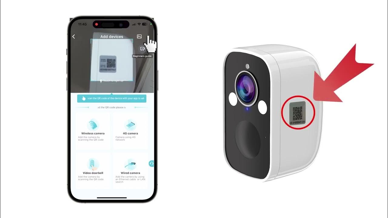 How to configure the Rraycom security camera to the APP? - YouTube