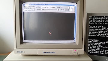 Commodore Amiga 2000 networking via A2286 BridgeBoard and 3Com EtherLink III RoadShow TCP/IP