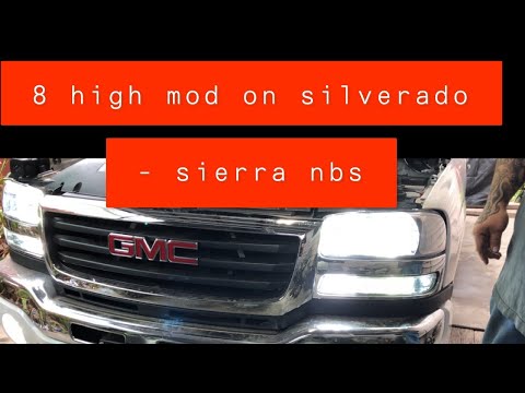 8 HIGH mod lights on NBS sierra Silverado