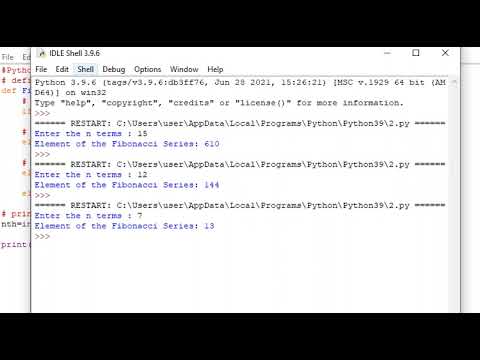 Python program to find the nth Fibonacci Number