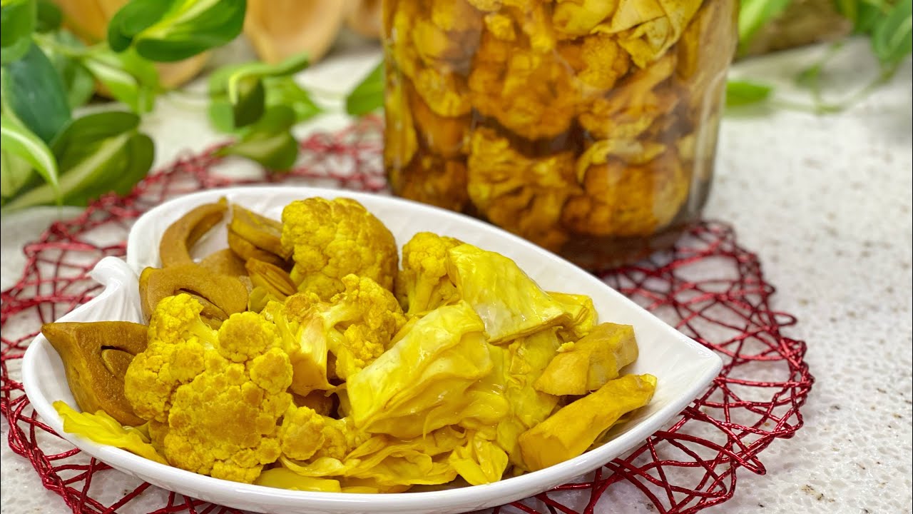 الطرشي الاصفر قرنابيط ولهانة ملفوف