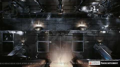 Beneos Battlemaps: SciFi City: Industrial Underground 1 [Pen & Paper Animated Battlemap]