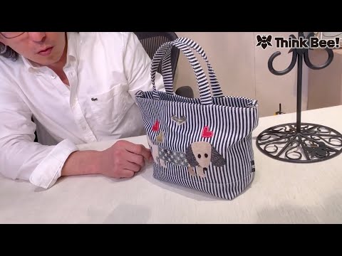 Think Bee ! シンクビー ミックスベリー ミニトー トバッグ ボーダー モモチヨ ミニトートバッグ（ストライプ） / Think Bee! 『公式