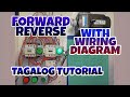 Forward reverse  tagalog tutorial schneider  electric lc1d18m7 3 pole contactor 220v ac coil 3phase