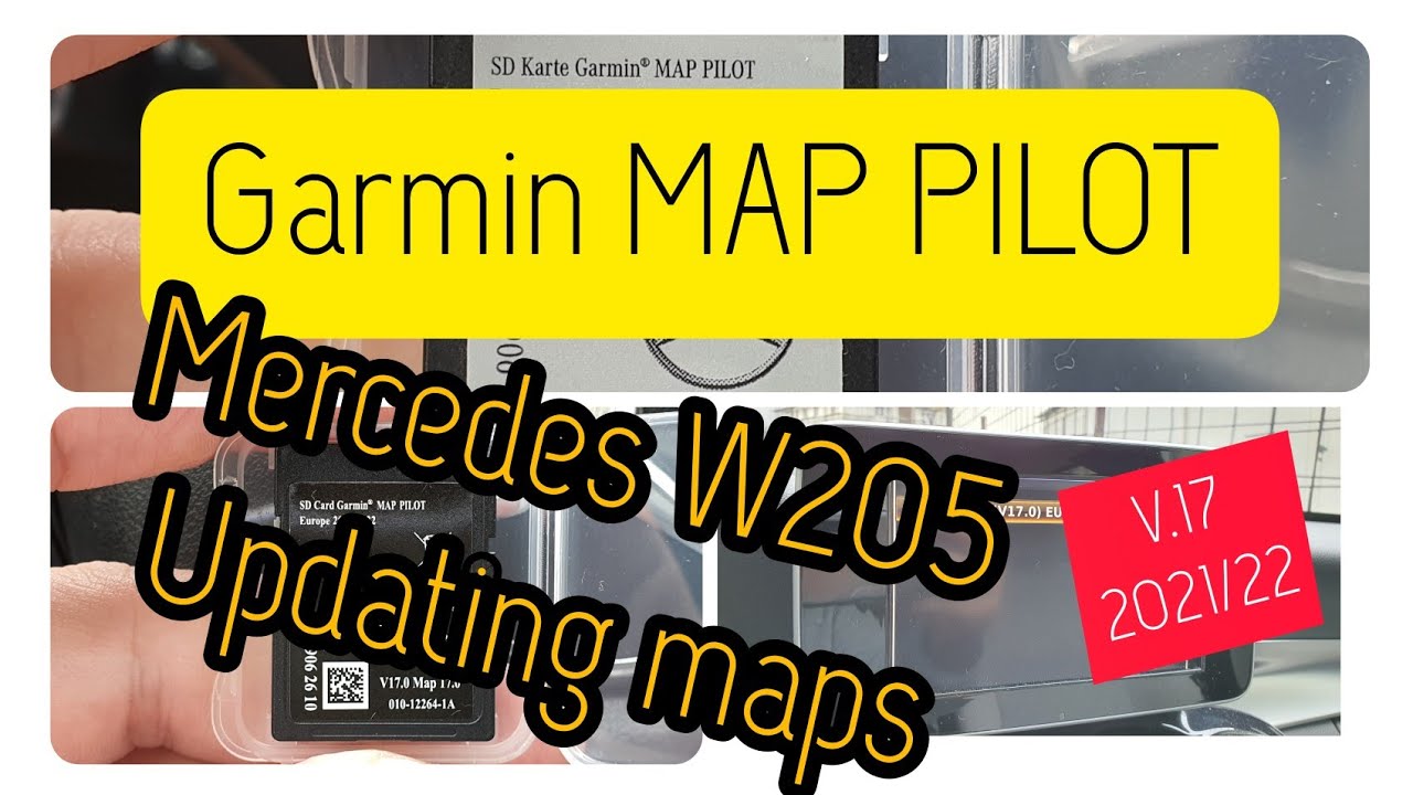 Mercedes W205 - Garmin MAP -